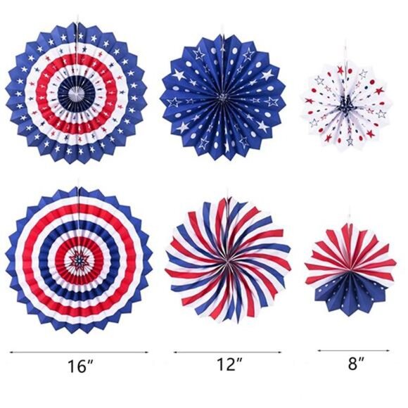 4th of July Decorations Patriotic Party Set Independence Day Fourth of July - Picture 4 of 7